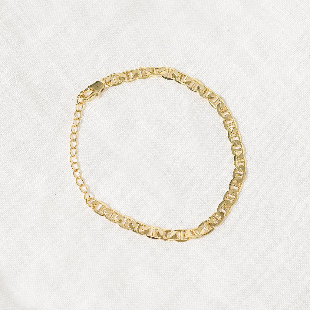 Alfio Tiny Bracelet (18K Gold Brass)