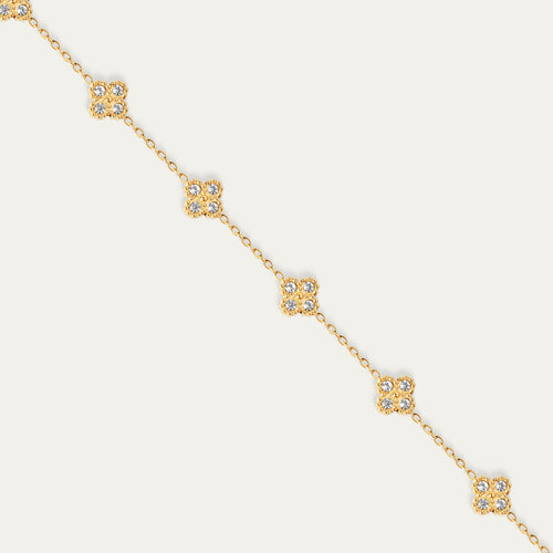 Calo Tiny CZ Bracelet (18K Gold Stainless Steel)