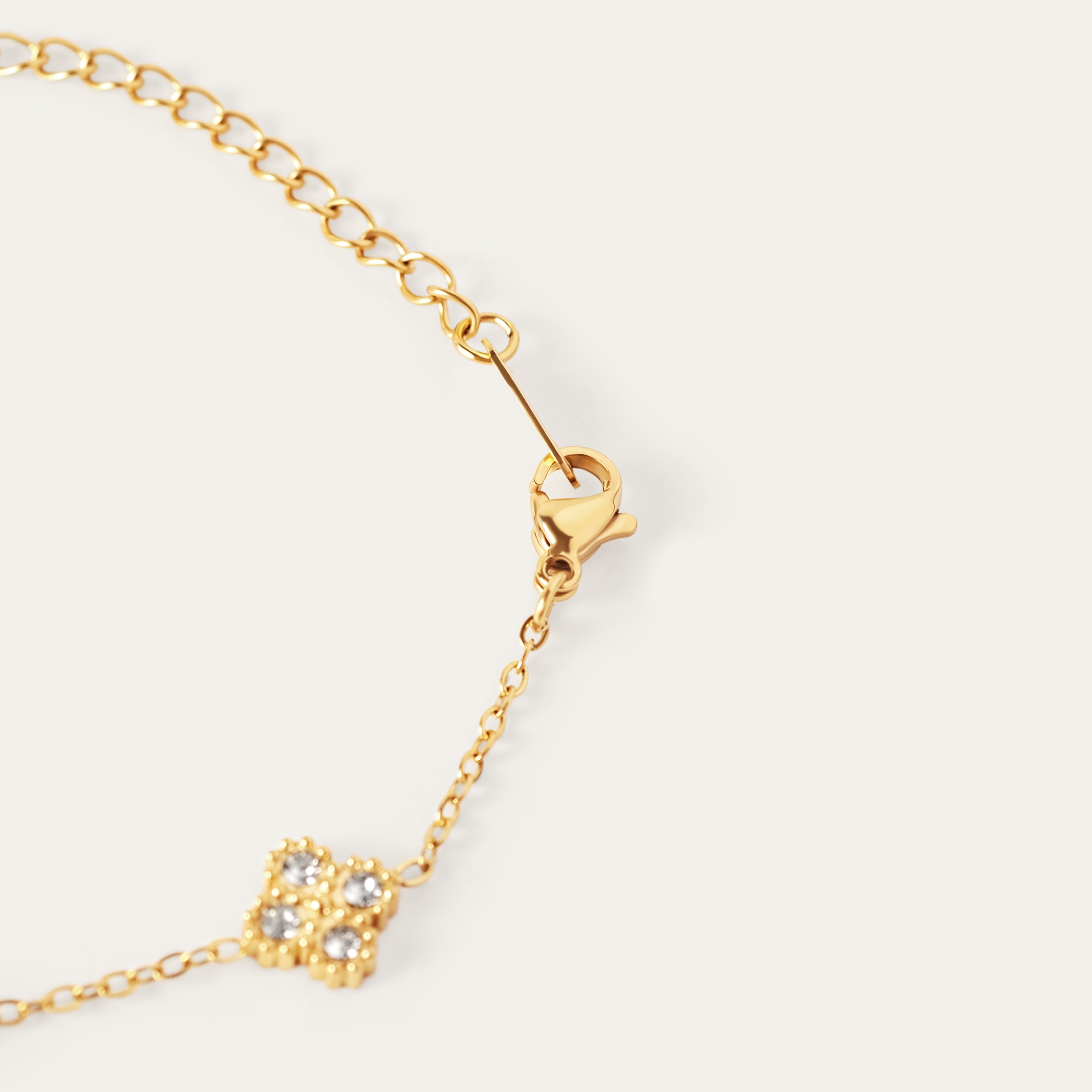 Calo Tiny CZ Bracelet (18K Gold Stainless Steel)