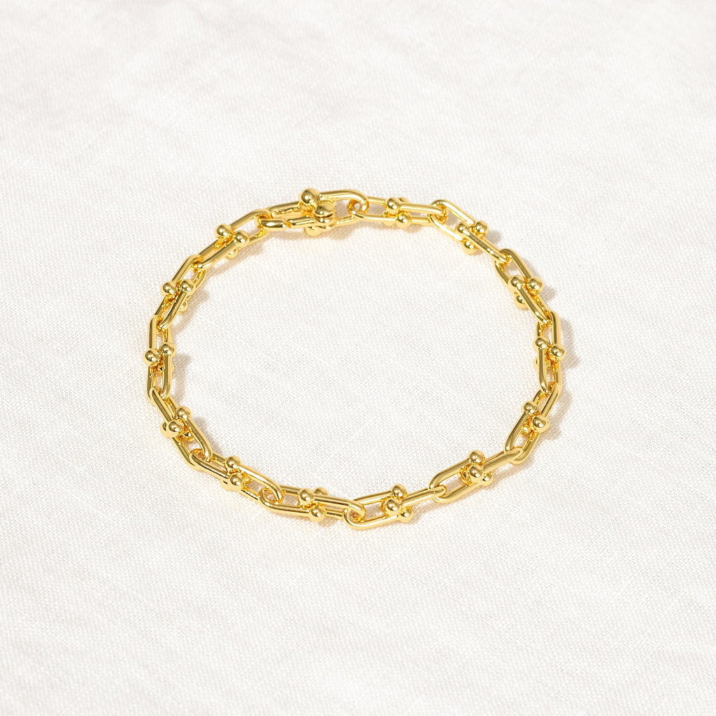 Haru Biggie Bracelet (18K Gold Brass)
