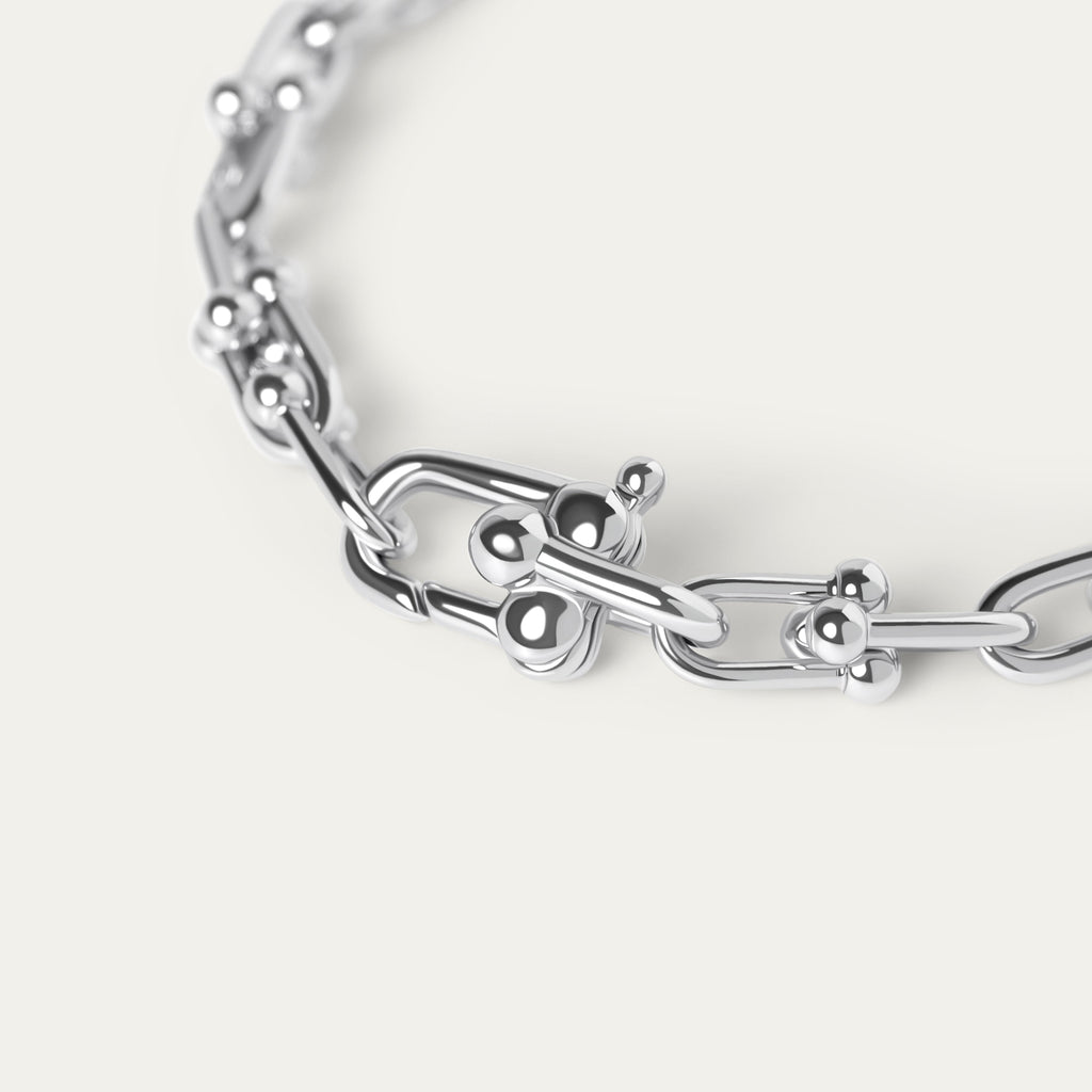 Haru Tiny Bracelet (Silver Brass)