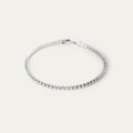 Tenisia Tiny CZ Bracelet (Silver Brass)